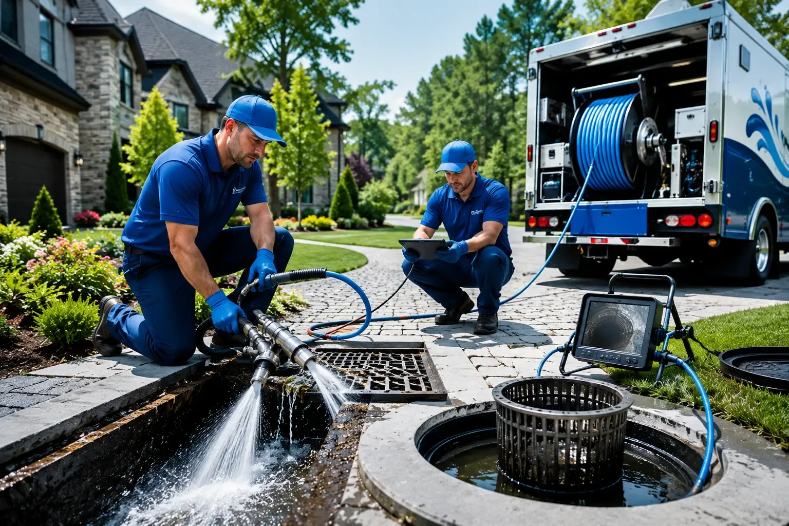 Local outdoor drain cleaning professionals in Alden, KS